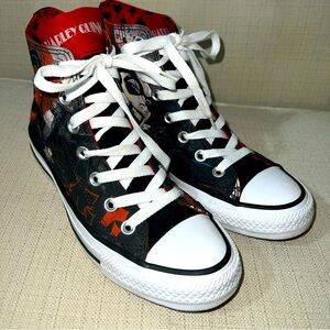 Converse Chuck Taylor Harley Quinn High Tops Mens’s Size 5 Women’s Size 7